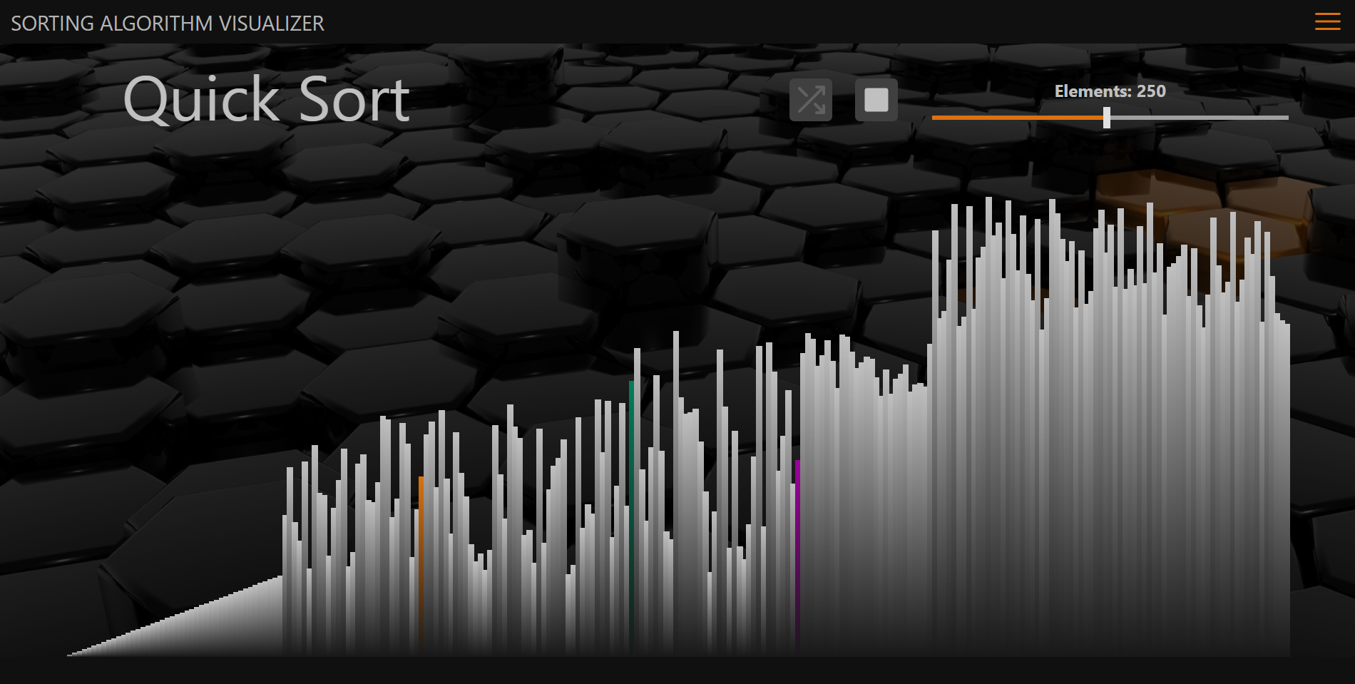 Sorting Algorithm Visualizer: An educational tool for visualizing common sorting algorithms